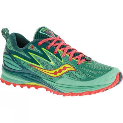 Zapatillas Running Saucony Peregrine 5 Mujer - Azules Oscuro / Verde - Chile TQI305961